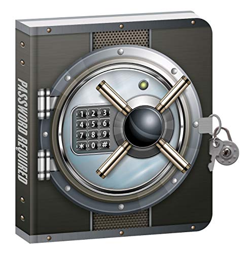 Playhouse Vault Door Lock and Key Lined Page Diary for Kids
