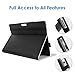 JETech Case for Microsoft Surface Pro 7 / Surface Pro 6 / Surface Pro (5th Gen) / Surface Pro 4, Protective Cover Compatible with Type Cover Keyboard, Black