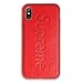 iPhone X Case, iPhone 10 Case, Street Fashion Leather Slim Fit Soft Case for iPhone X (Red).