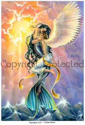Impossible Love Selina Fenech Open Edition 11" X 17" Mermaid Fairy Print