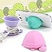 CiCy Pink Turtle Silicone Cell Phone Holder Suction Cup Stand Earphone Wrap Cable Headphone Cord Winder for iPhone/Ipad/Smart Phone/Tablet PC