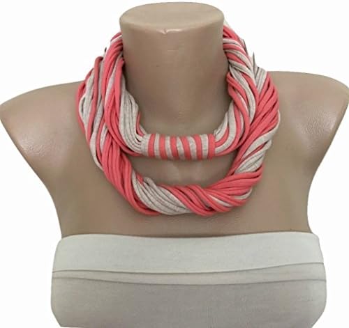 Statement Textile Multi strand Long Necklace Jewelry