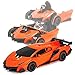 Best Choice Products Kids Interactive Transforming RC Remote Control Robot Drifting Sports Race Car Toy w/ Sounds, LED Lights - Orange