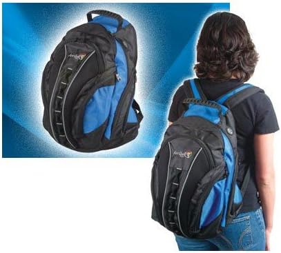 Arriba Cases LS-500 Blue and Black Deluxe padded Backpack