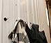 Musesland 4 Pack Black Magnetic Hooks Strong 100lb Heavy Duty Neodymium Magnets Hook for Hanging