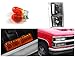 Spec-D Tuning 2LC-G1G3JM-V2-TM Chevy C/K C10 Pickup Silverado 1500 Tahoe Black Corner Signal Lights