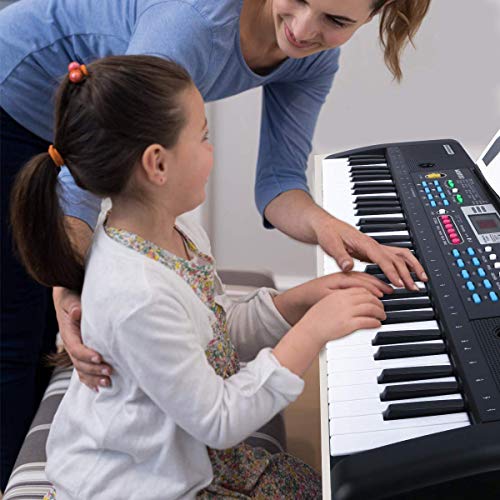 TOYSBBS-Kids-Piano-Keyboard-61-Keys-Electronic-Piano-Keyboard-for-Kids-Multifunction-Portable-Music-Instrument-Birthday-Xmas-Gifts-for-Kids-Toys-for-3-4-5-6-7-Years-Old-Girls-Boys