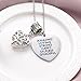 eloi Amazing Mom Stainless Steel Necklace Heart Charm Pendant Jewelry