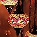 LaModaHome Turkish Moroccan Tiffany Style Glass Mosaic Floor Lamp Night Light - MC19 X 5 Bulb Floor Lamp