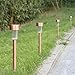 Winchance Solar LED Pathway Lights Stainless Steel Solar Stake Lights Waterproof for Outdoor Garden Lawn Patio Landscape Path Driveway Décor Lighting,12 Packs Bronze