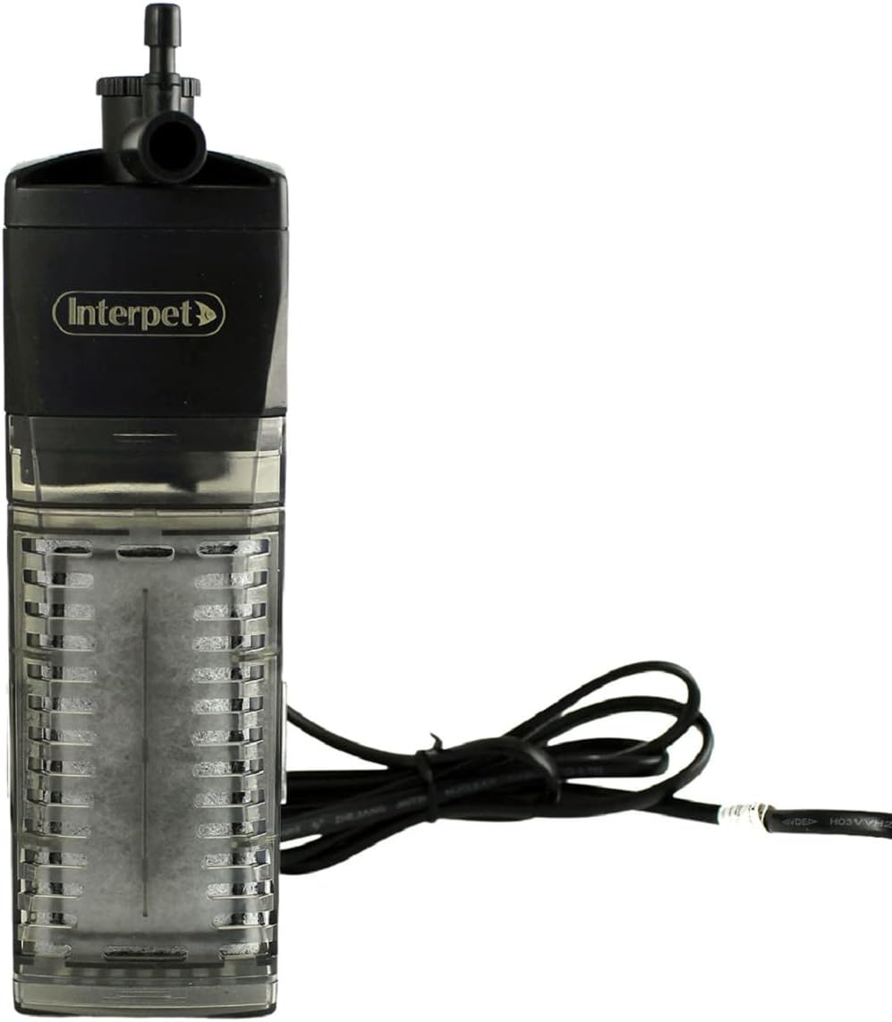 Interpet CPF1 Internal Corner Power Filter for Aquariums 65L Black