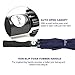 62 Inch Automatic Open Golf Umbrella - Extra Large Oversize Double Canopy Vented - 210T Teflon Rain Repellant Protection Sun, Rain, Sports - Windproof Waterproof Stick Umbrellas, Formal Blue