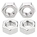 40PCS Metric M8-1.25 Hex Nuts, Coarse Thread Hexagon Nut, A2-70 (304) Stainless Steel Hex Nut Silver Tone