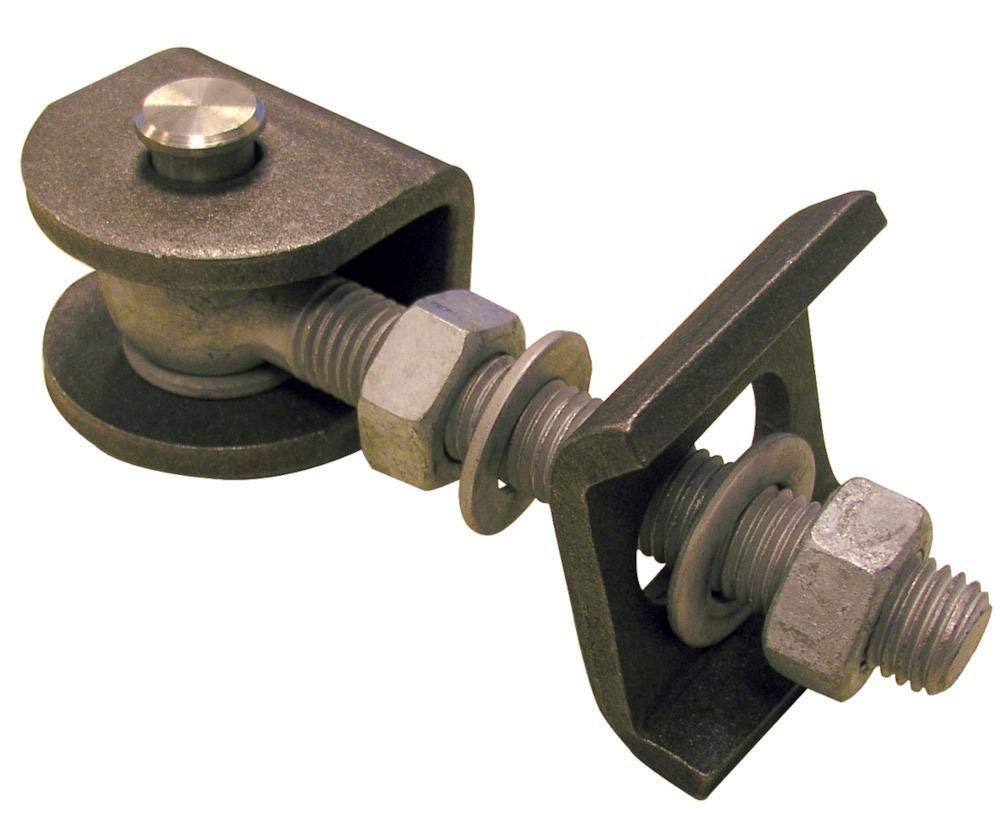 Gah Alberts 412173 Adjustable Hinge for 180 ° Opening/Screws Galvanised Bolts and Cotter for Welding M16