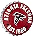 FOCO Atlanta Falcons NFL Wall Sign - Bottle Cap Design - Metal - 12.5 Inches