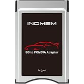 PCMCIA to SD Card Memory Card Adapter SDHC to PC Card Converter Reader for Mercedes Benz S, E, C, GLK, CLS Class COMAND APS System Media Player