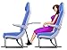 Sleepy Ride - Airplane Footrest Made with Premium Memory Foam - Airplane Travel Accessories - Helps to Prevent Swelling and Soreness - Provides Relaxation and Comfort (Purple)