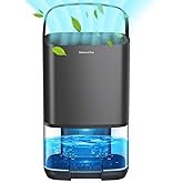 MADETEC Dehumidifier, Small Dehumidifiers for Home 350Sq.ft, 35 OZ Water Tank with Auto-off, Ultra Quiet, Enery-saving, Mini 