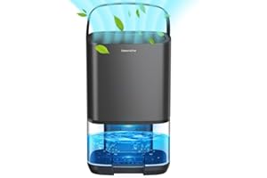 MADETEC Dehumidifier, Small Dehumidifiers for Home 350Sq.ft, 35 OZ Water Tank with Auto-off, Ultra Quiet, Enery-saving, Mini 