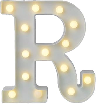 Fairytalemm English Lettera R Luce Per Modellare Luci Matrimonio Luci Digitali Compleanno Matrimonio Proposta Di Matrimonio Luce Bianca Amazon It Auto E Moto