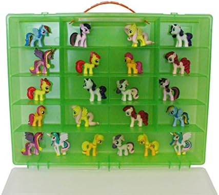 Fun For Life Storage Organizer for Little Pony Figures Fits Approx. 80 pieces - Green