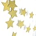 Wcaro New Years Decorations Birthday Party Decoration Wedding Decoration Baby Shower Decor Gold Cream Tissue Paper Pom Poms Paper Flowers Gold Twinkle Star Garland Twinkle Twinkle Little Star