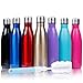 Sfee Insulated Water Bottle, 17 oz Stainless Steel Water Bottles, Double Wall Vacuum Reusable Water Bottles Leak Proof BPA-FREE Sports Bottle Cup Keep Hot&Cold for Running Gym Workout Cycling Kids