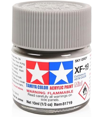Amazon.com: TAMIYA Acrylic Mini XF18 Medium Blue TAM81718 Plastics