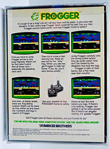 5 Box Protectors Atari 2600/5200 / 7800 Video Games ColecoVision Display Case
