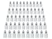 Allstar Performance ALL50200-50 Adapter Fitting, Pack of 50