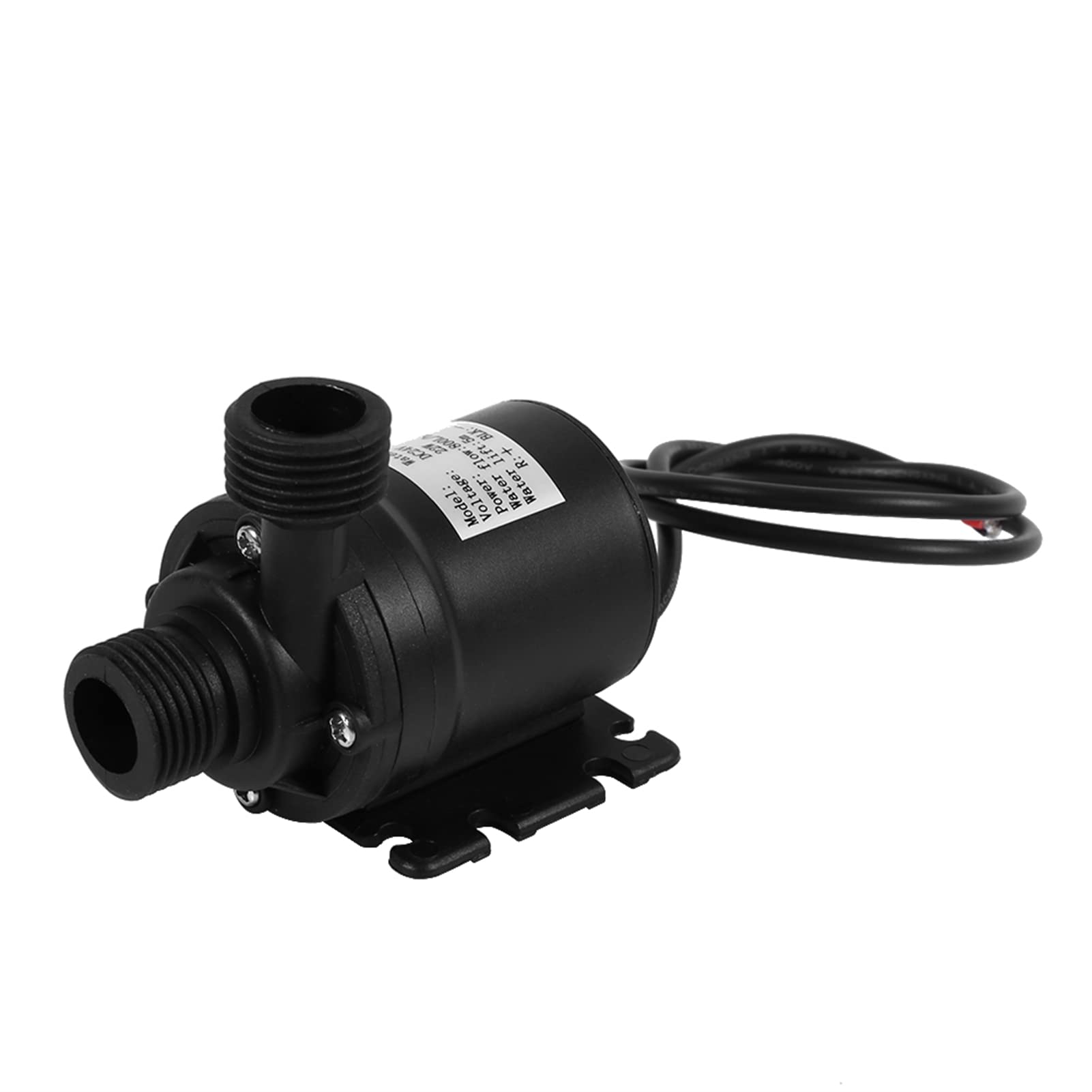 Submersible Electric Water Pump, DC 24V Low Noise Hot Water Circulation Pump Brushless Motor for Aquarium Pond Fish Tank Fountain 800L/H 5M