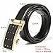 Leather Belts for Men,Charminer Leather Automatic Buckle Belts