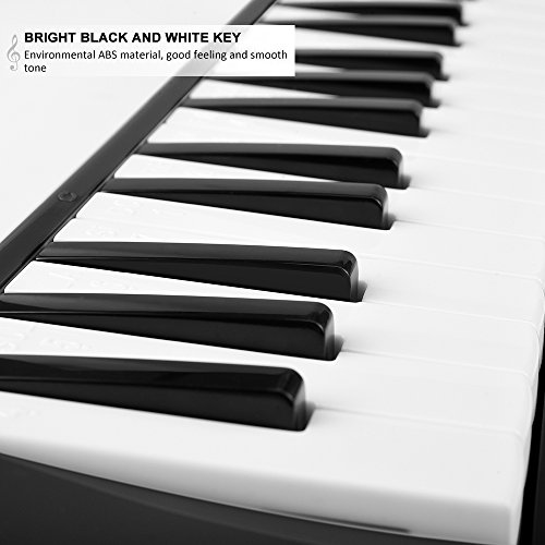 Irich 32 Piano-Style Melodica Musical Education Instrument for Beginner Kids Children Gift with Carrying Bag (Black)