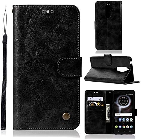 Lenovo K8 Note Case, Enjoy Sunlight Retro Leather Flip Fold Card Case Stylish Slim Stand Cover with Wallet Case for Lenovo K8 Note Black
