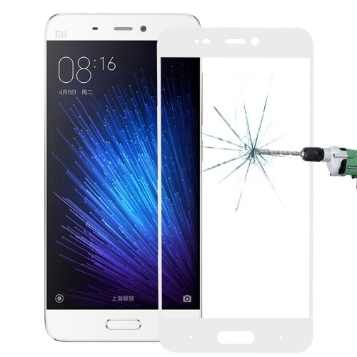 ALSATEK Tempered Glass Screen Protector 0.26mm 9H for Xiaomi Mi 5 White