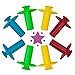 Kiddy Dough 8-Piece Clay & Dough Extruders – Mega Fun Playset Includes 8 Colorful Extruder Tools Featuring 4 Unique Surprise Shapes – Bulk Party Pack Great for Home or School