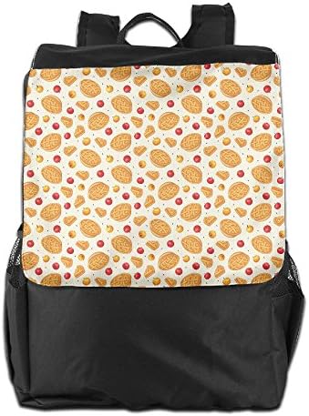 Apple Pies And Apples Food Travel Casual Backpack Hiking Rucksack School Bag Daypack