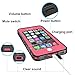 iPhone 7 Waterproof Case, Effun IP68 Certified Underwater Waterproof Shockproof Dirtproof Full Sealed Case Cover for iPhone 7 (4.7 inch) Pink [New Version]