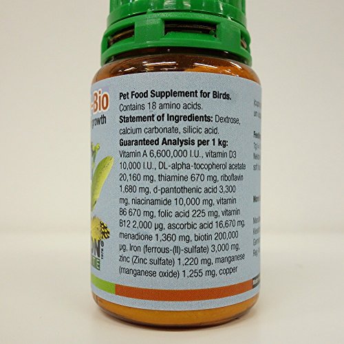 Nekton Labs BNK207035 Bio Feather Grow For Birds 1.23 oz