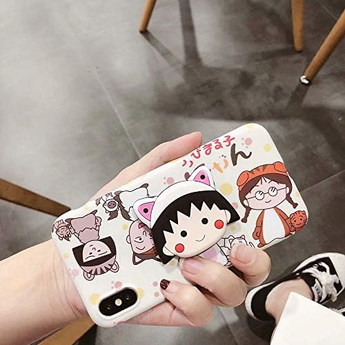 Twinlight for iPhone X XS XR XS MAX Fashion Cute Cartoon Chi-bi Maruko Phone Case for iPhone X XR XS Max Case for iPhone 7 8 Plus (D2, for iPhone 7plus 8plus)