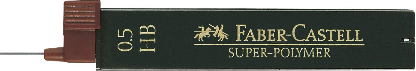 Faber Castell – Blister Tube of 12 Leads, HB 0.5mm