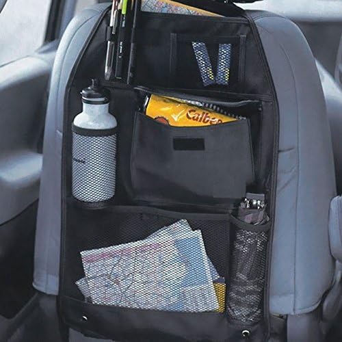 2016 Car Seat Organizer Holder Multi-Pocket Travel Storage Bag Hanger Back Black