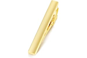 HONEY BEAR Mens Boys Skinny Tie Clip Bar for Narrow Tie Wedding Gift 4cm