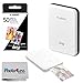 Canon IVY Mini Mobile Photo Printer (Slate Gray) - ZINK Zero Ink Printing Technology – Wireless/Bluetooth + Canon 2 x 3 ZINK Photo Paper Pack (50 Sheets) + Photo4Less Cleaning Cloth – Deluxe Bundle