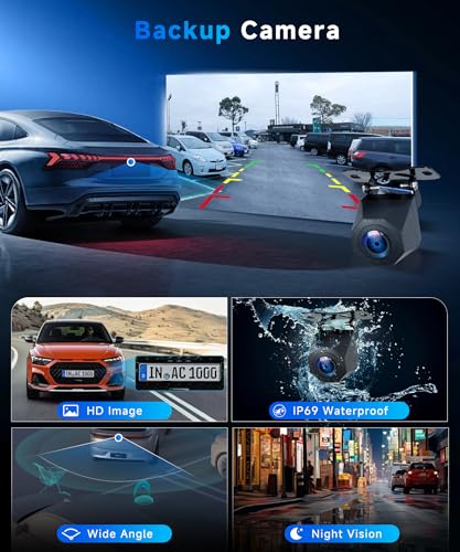 VECHTEL 4G+64G Car Radio Android 15 for Ford Focus Fiesta C/S-Max Transit Galaxy Mondeo Connect, 7'' Touch Screen with CarPlay Android Auto Wireless GPS Wi-FI USB Type-C Bluetooth FM RDS Camera