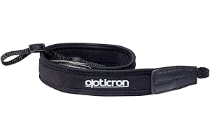 Opticron 30mm Neoprene Binocular Lanyard with Loop Fasteners Black
