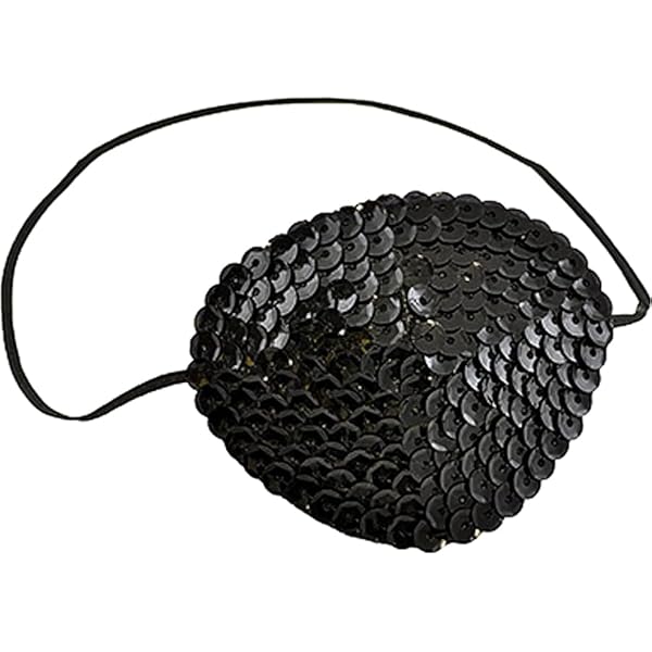 Amazon.com: MYUBWTF Black Single Eye Mask, Pirate Skull