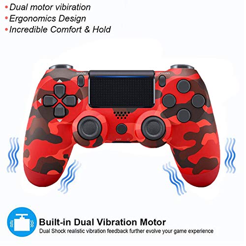 Alician Wireless PS4 Controller Bluetooth Gamepad Joystick for 4 Game Console PC Steam Electro-Optic Violet Electronic Accessories