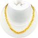 Baltic Amber Necklace for Adult (Unisex, Honey, 18 Inches) Lab-Tested, 100% Certified Baltic Amber - All Natural Pain Relief & Anti-Inflammatory For Migraine, Sinus, Arthritis & More!