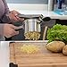 Potato Ricer Stainless Steel by Cute Essentials - Large Ricer and Masher for Fluffy Mashed Potatoes - Heavy Duty Kitchen Tool to Mash and Rice Fruits and Vegetables - Potato Press and Food Mill